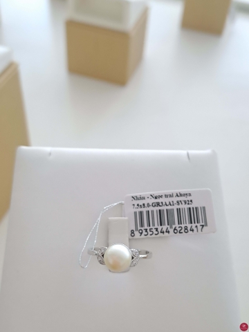 Nhẫn ngọc trai Akoya 63A752S031 (Đ.40)