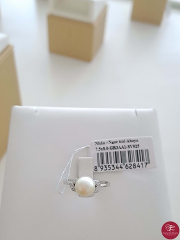 Nhẫn ngọc trai Akoya 63A752S031 (Đ.40)