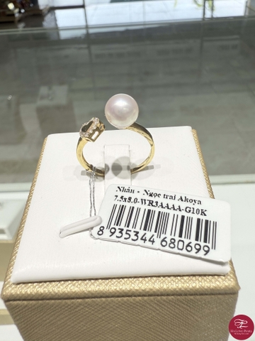 Nhẫn ngọc trai Akoya 63A754G050 (Đ.350)