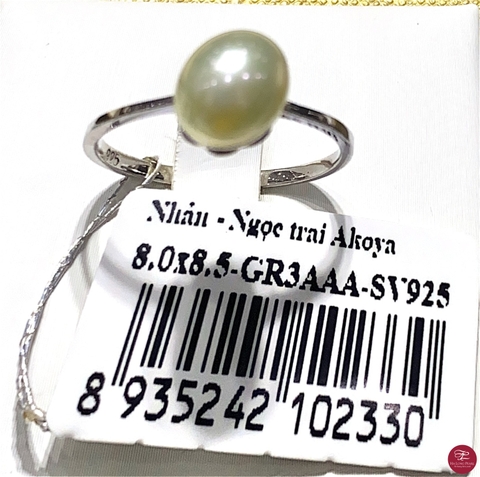 Nhẫn ngọc trai Akoya 63A803S001 (Đ.20)