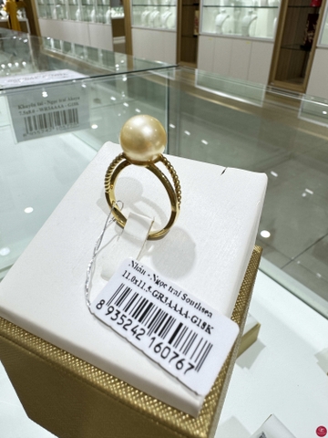 Nhẫn ngọc trai South sea 63S114G053 (Đ.500)