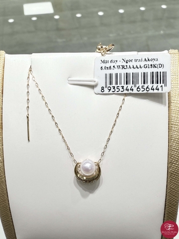 Mặt dây ngọc trai Akoya 64A604G009*(mặt trăng)