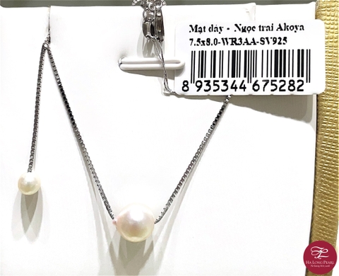 Mặt dây ngọc trai Akoya 64A752S113 (X.80)