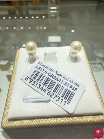 Khuyên tai ngọc trai Akoya 65A652S008