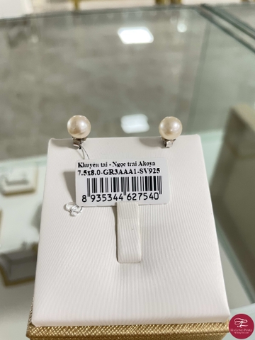 Khuyên tai ngọc trai Akoya 65A753S006