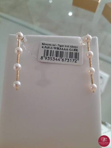 Khuyên tai ngọc trai Akoya 66A453G007* 4v