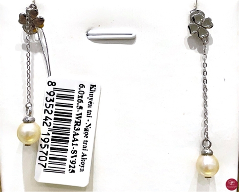 Khuyên tai ngọc trai Akoya 66A602S019 (Đ.40)
