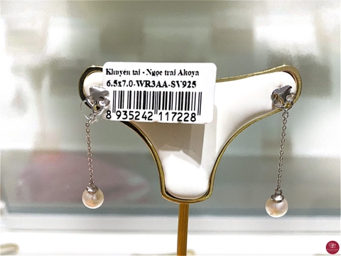 Khuyên tai ngọc trai Akoya 66A652S002 (Đ.40)