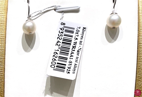Khuyên tai ngọc trai Akoya 66A702S011 (Đ.25)