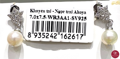 Khuyên tai ngọc trai Akoya 66A702S012 (Đ.40)
