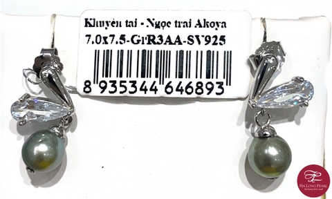 Khuyên tai ngọc trai Akoya 66A702S029 (Đ.60)