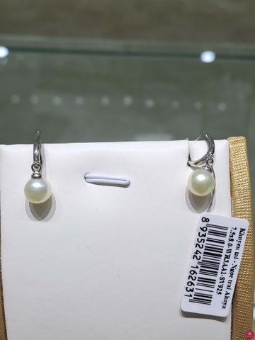 Khuyên tai ngọc trai Akoya 66A752S017 (Đ.40)
