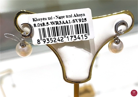 Khuyên tai ngọc trai Akoya 66A802S012 (Đ.40)