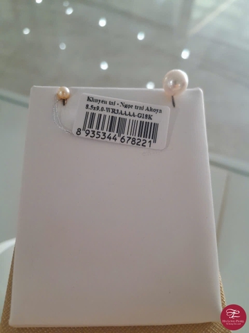 Khuyên tai ngọc trai Akoya 66A854G041 (Đ.100)