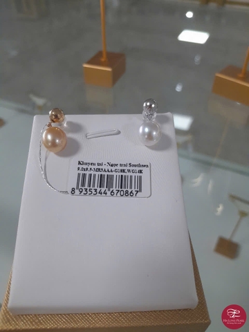 Khuyên tai ngọc trai South sea 66S903G017 *
