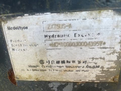 Hitachi ZX75US-A 43957