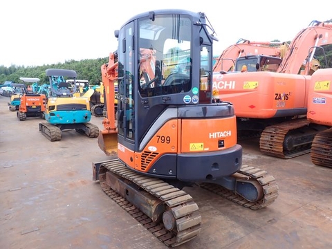 Máy xúc đào hitachi ZX40UR-35672 cabin điều hòa 2015