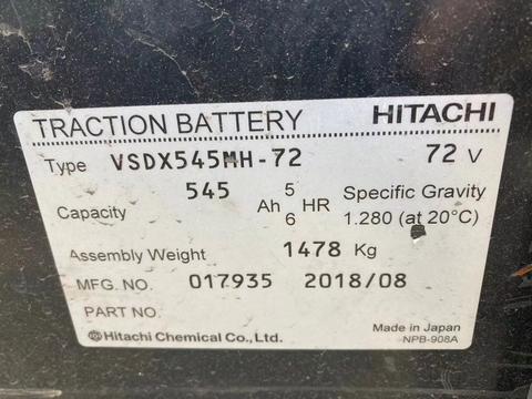 Xe điện komatsu FB30-11-817182 lắp kẹp giấy nguyên bản