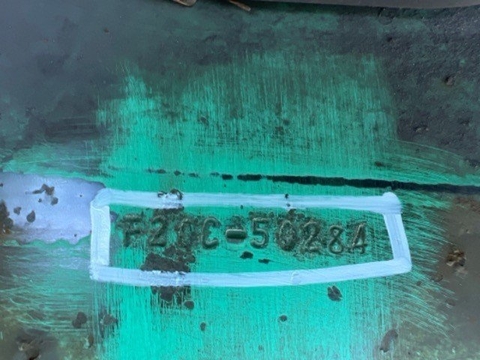 Xe nâng misubishi FD70T-50284 sức nâng 7 tấn