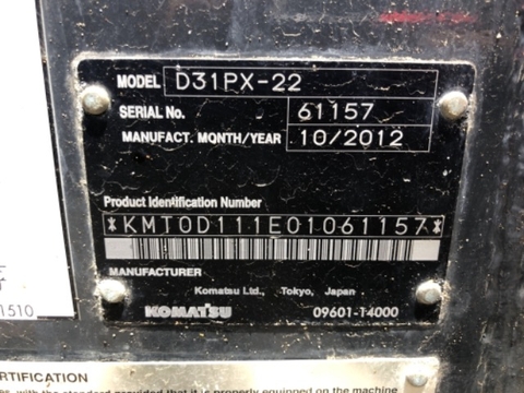 Máy ủi Komatsu D31PX-22