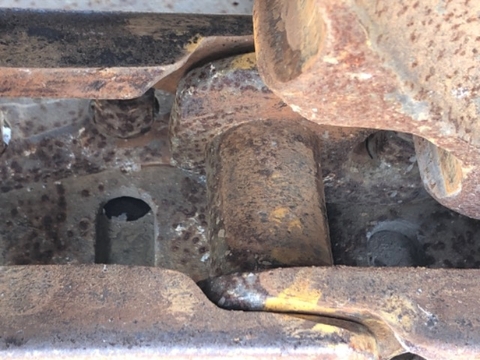 Máy xúc đào bánh xích guốc cao su Kobota RX505-70434