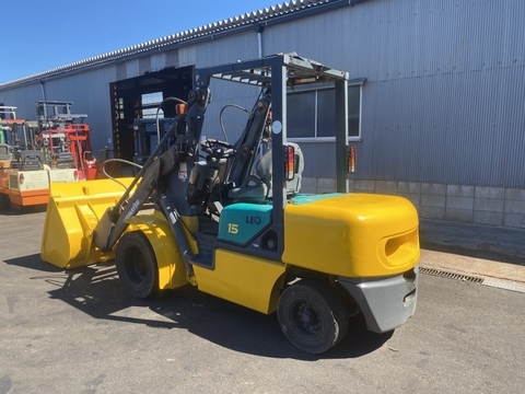 Komatsu SD15T-5-71126 lắp gầu xúc