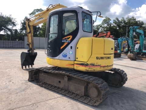 Máy xúc đào cần cứng Sumitomo SH75X-3-5249 có đường búa nguyên bản