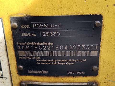 PC58UU-5-25330