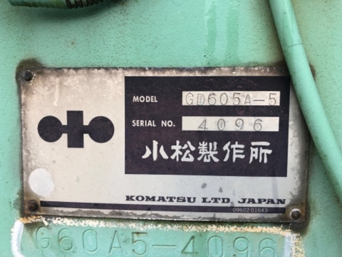 May san komatsu GD605A-5-4096
