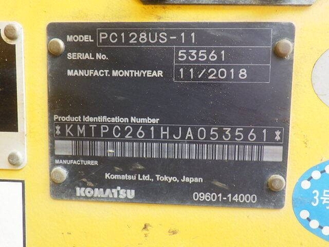 Komatsu PC128US-11 53561 (máy xúc)
