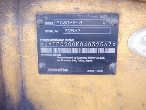 Komatsu PC30MR-3 32567