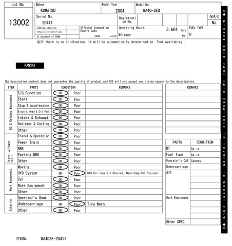 Xúc lật mini Komatsu WA40-3EO-20411