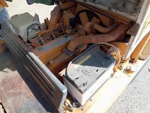 Xe nâng Komatsu FD25-10-227421 số sàn gật gù lốp đôi