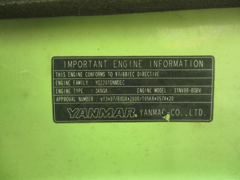 Máy xúc đào yanmar B4-6A-62129B