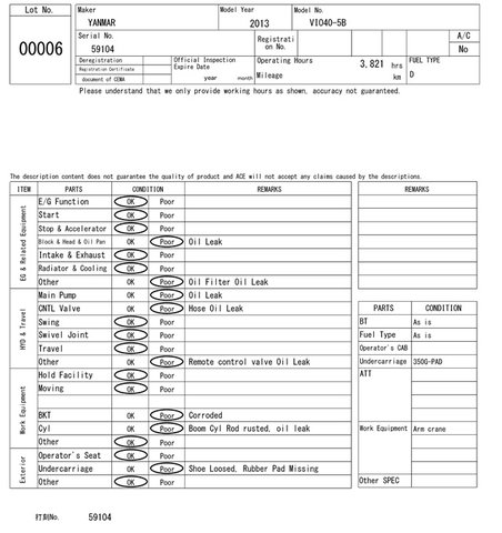 Yanmar VIO40-5B -59104
