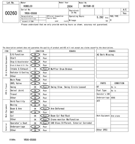 Kobelco SK75UR-3E-05888