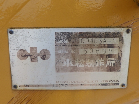 Máy san gạt Komatsu GD405A-1 -	50637