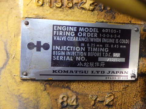 Máy san gạt Komatsu GD405A-1 -	50637