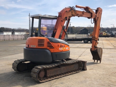 Máy xúc bánh xích hitachi cần thò thụt Hitachi ZX55UR-10230