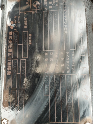 Xe nâng toyota 8FD15-62135