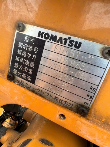 Komatsu FD45T-7-105985