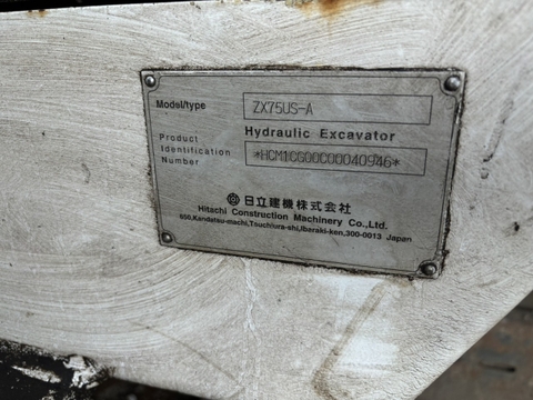 Hitachi ZX75US-A-40946