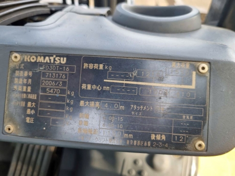 Komatsu FD30T-16/713176