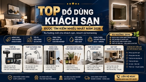 Thiết bị đồ dùng khách sạn cao cấp