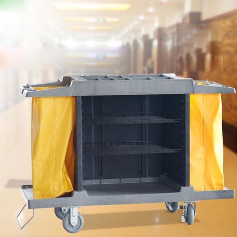 Xe dọn buồng phòng không cửa