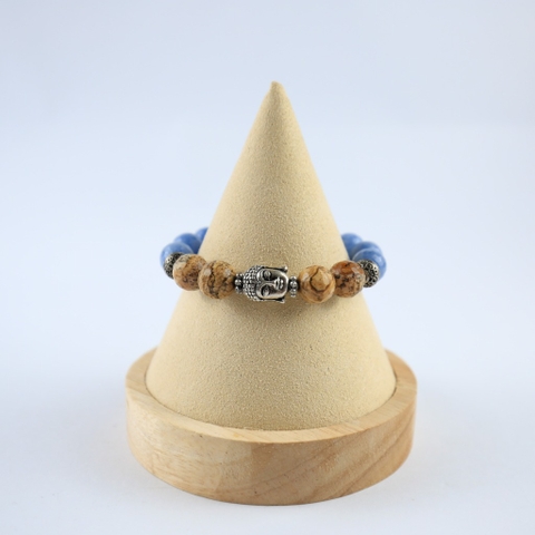 Vòng tay đá charm mặt Phật