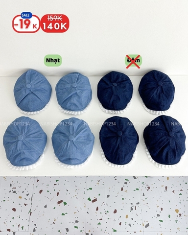 (S19K) Mũ Số 32-L Beret Viền Ren