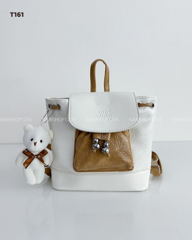 Túi Số 161-H 1113 Balo Rút + MK Gấu