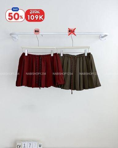 (S50%) Chân Váy Số 177-U Ngắn Xoè Lưng Thun