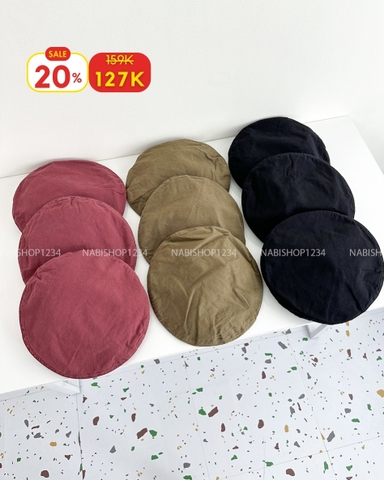 (S20%) Mũ Số 31-L Nồi Kaki Trơn